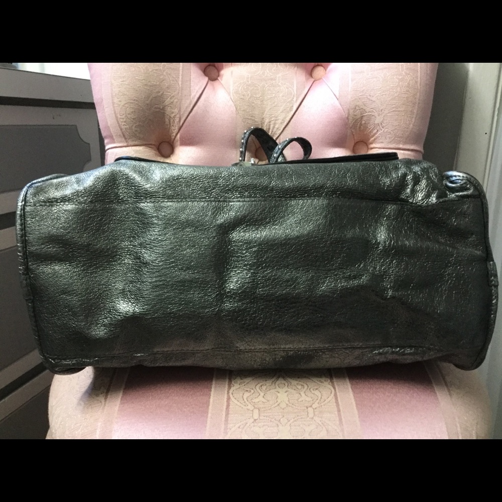 Luella silver studded leather Joni bag - Picture 2 of 8